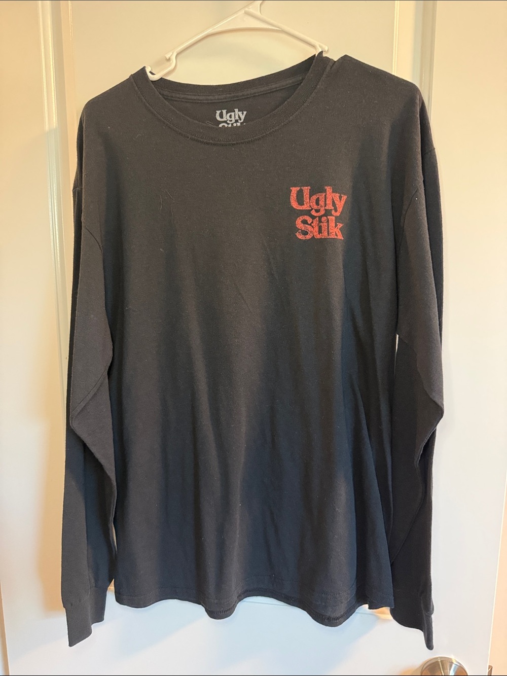 🥳 5 for $25 BUNDLE Men's Long Sleeve Ugly Stik Fishing Logo Tee